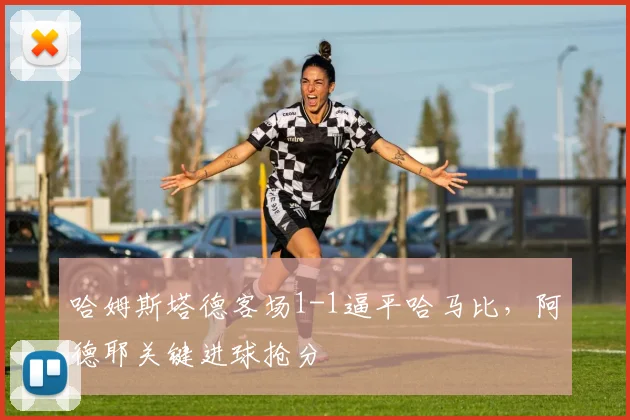 哈姆斯塔德客场1-1逼平哈马比,阿德耶关键进球抢分